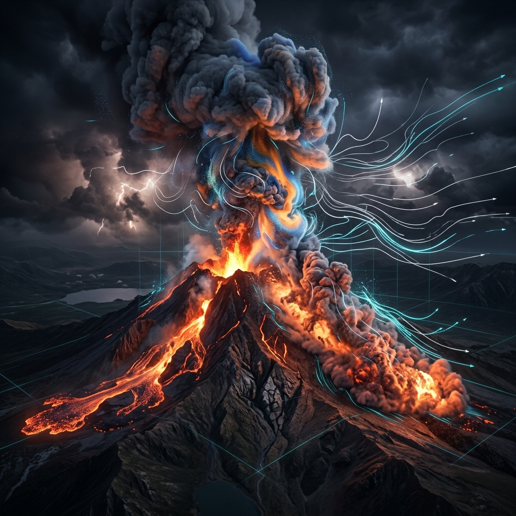 火山噴火・火砕流シミュレーション